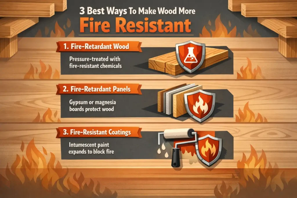 3 Best Ways To Make Wood More Fire Resistant