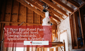2 Hour Fire-Rated Paint for Wood and Steel